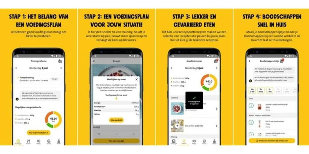 Jumbo foodcoach app
