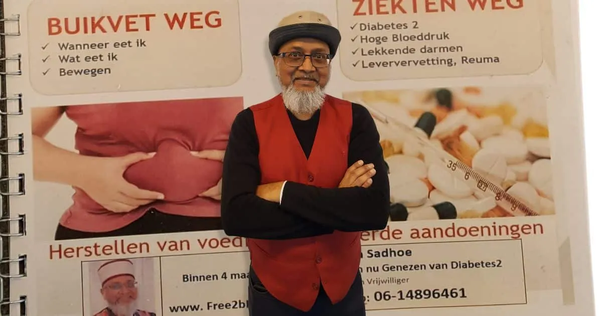 Hoe Achiekoela zijn omgeving inspireert bij het omkeren van diabetes