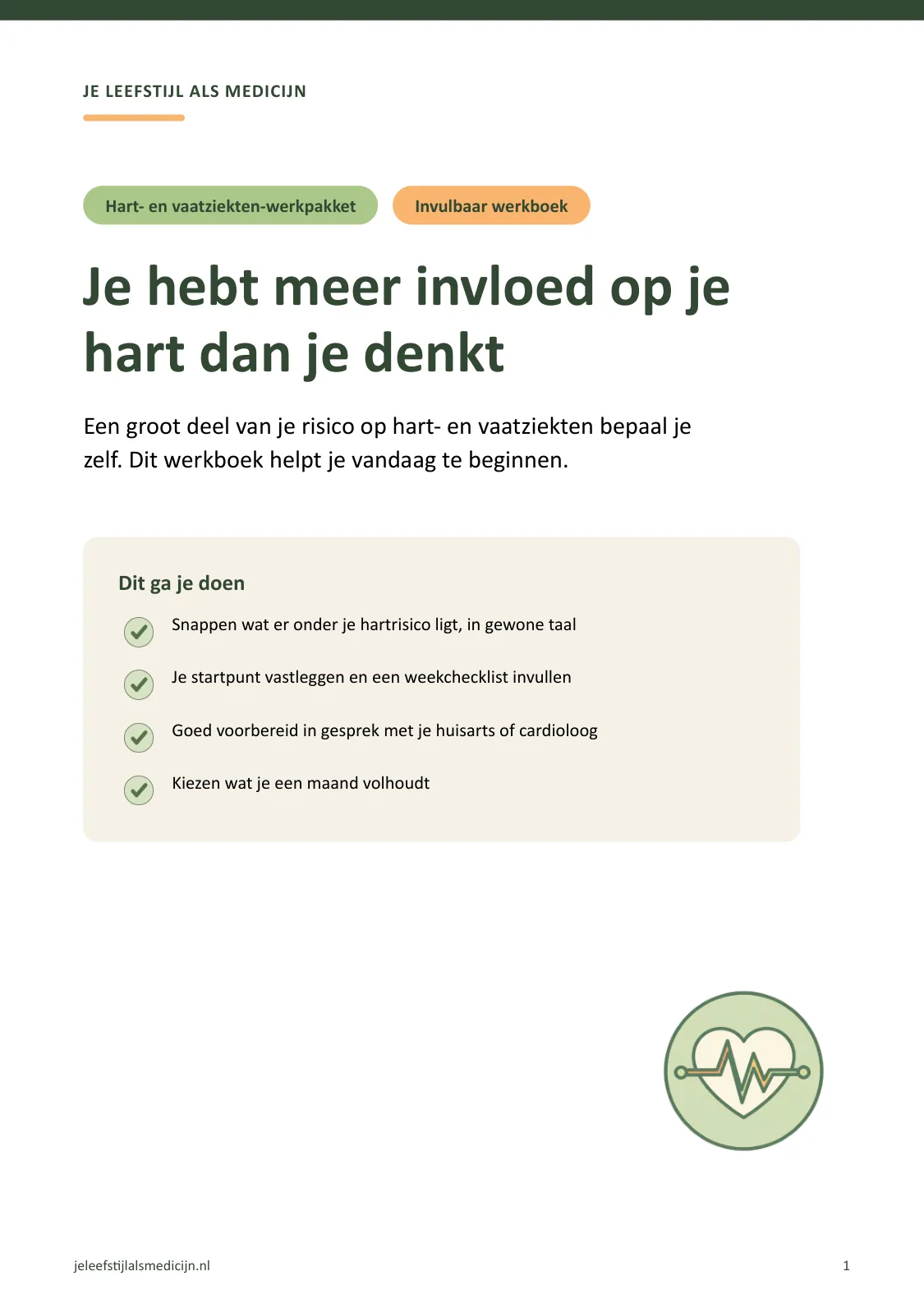 Voorpagina van Werkboek hart- en vaatziekten