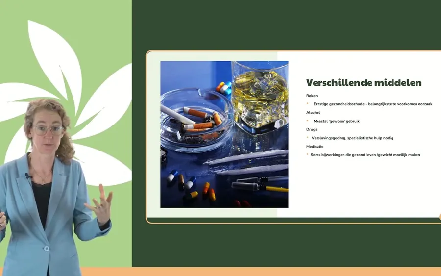 Marjolein Streur-Kranenburg bij de slide Verschillende middelen