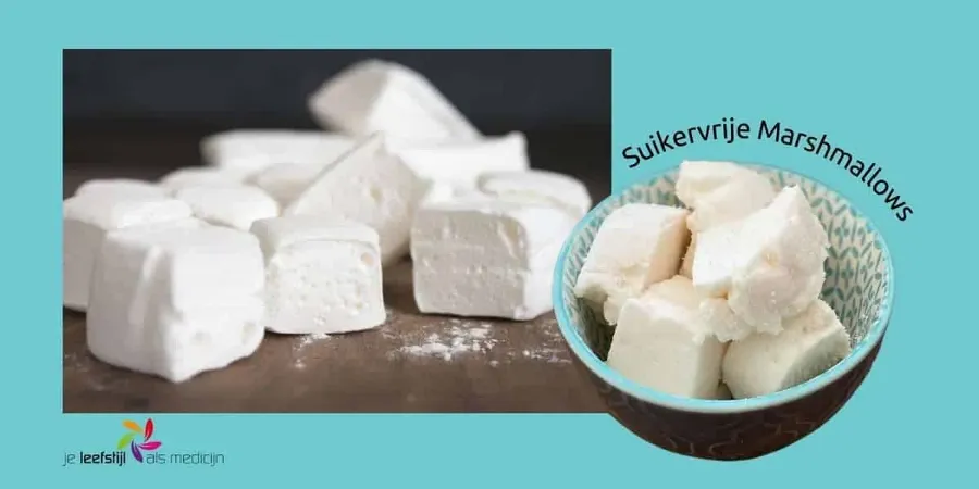 Marshmallows zonder toegevoegde suiker